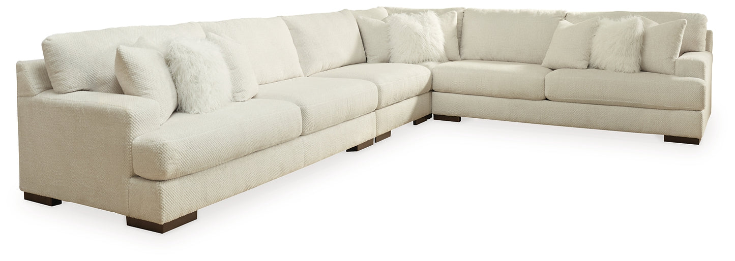 Zada 4-Piece Sectional with Ottoman