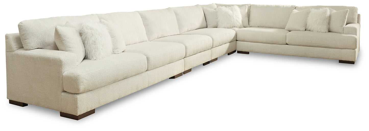 Zada 5-Piece Sectional with Ottoman