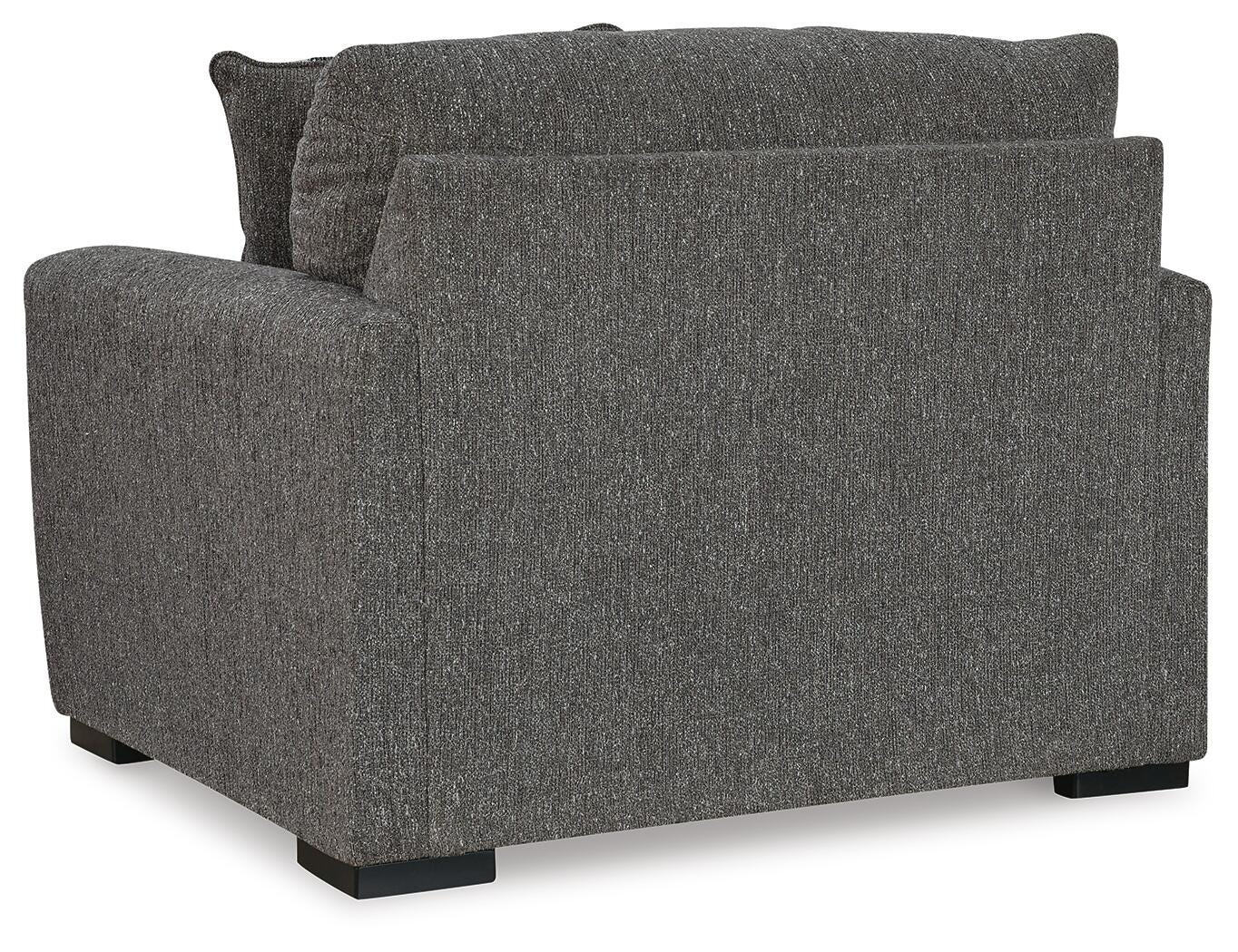 Gardiner Oversized Chair and Ottoman — Pewter 2-Piece Set Ashley Living Room