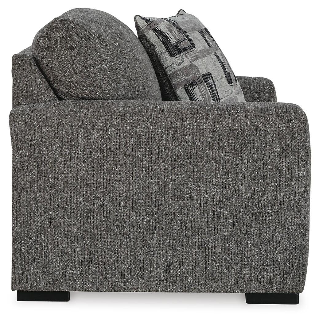 Gardiner Oversized Chair and Ottoman — Pewter 2-Piece Set Ashley Living Room