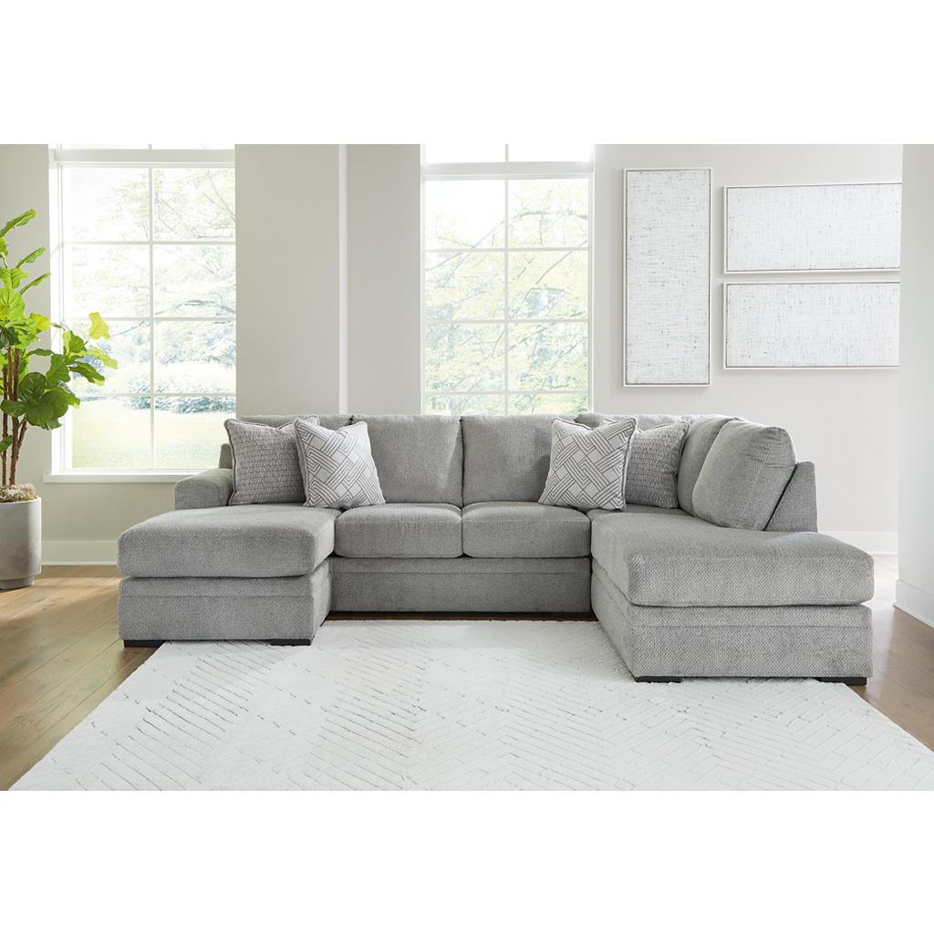 Casselbury 2-Piece Sectional with Chaise — Cement Signature Design by Ashley® Living Room