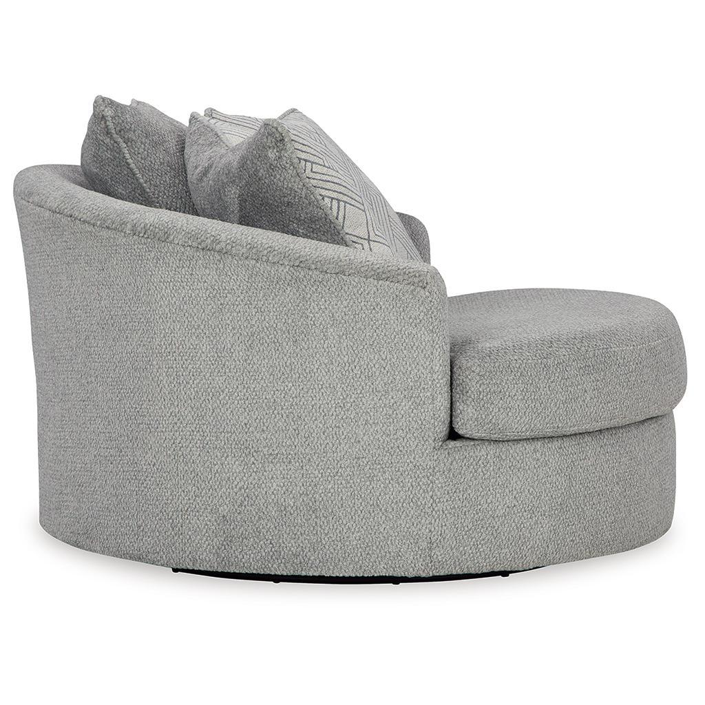 Casselbury Oversized Swivel Accent Chair — Cement Signature Design by Ashley® Living Room