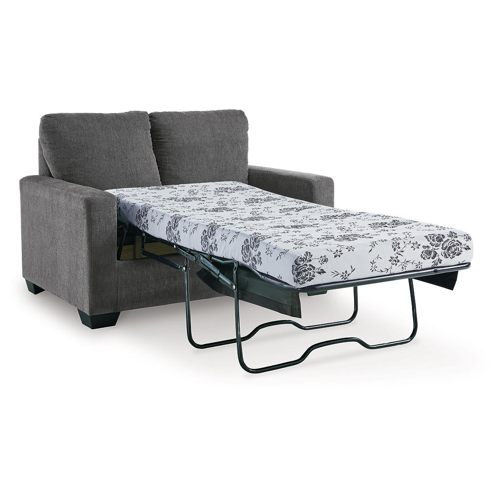 Rannis Twin Sofa Sleeper — Pewter Signature Design by Ashley® Living Room