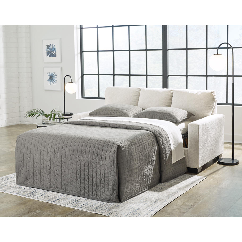 Rannis Full Sofa Sleeper — Snow White Compact Guest Solution Signature Design by Ashley® Living Room