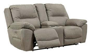 Next-Gen Gaucho Power Console Loveseat — Putty Signature Design by Ashley® Living Room
