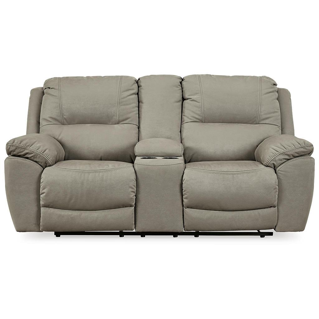 Next-Gen Gaucho Power Console Loveseat — Putty Signature Design by Ashley® Living Room