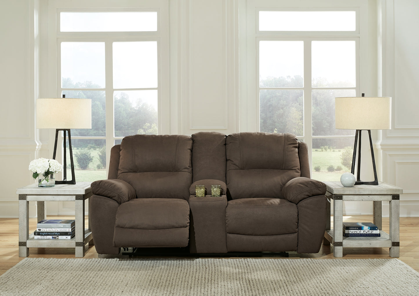 Next-Gen Gaucho Power Reclining Loveseat with Console