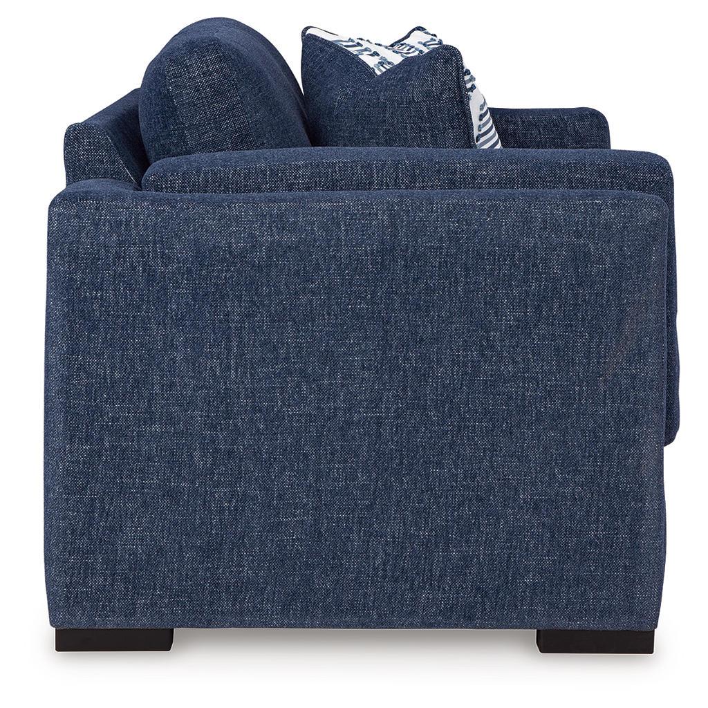 Evansley Sofa, Loveseat, Chair and Ottoman — Navy Benchcraft® Uncategorized