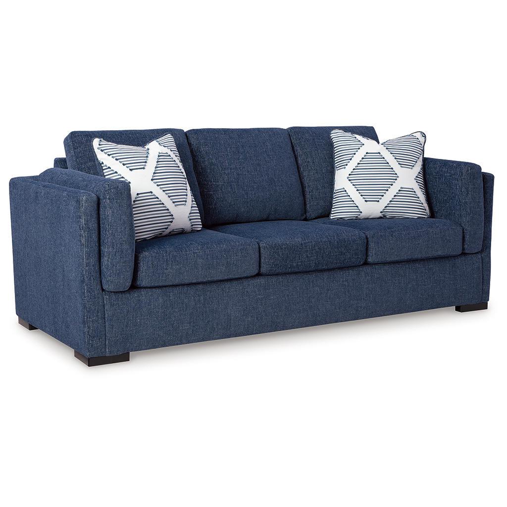 Evansley Sofa, Loveseat, Chair and Ottoman — Navy Benchcraft® Uncategorized