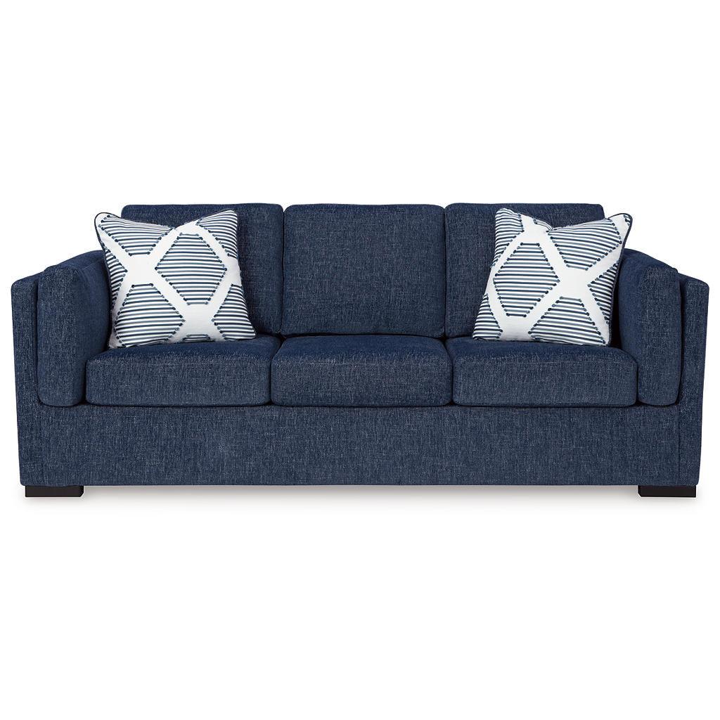 Evansley Sofa, Loveseat, Chair and Ottoman — Navy Benchcraft® Uncategorized