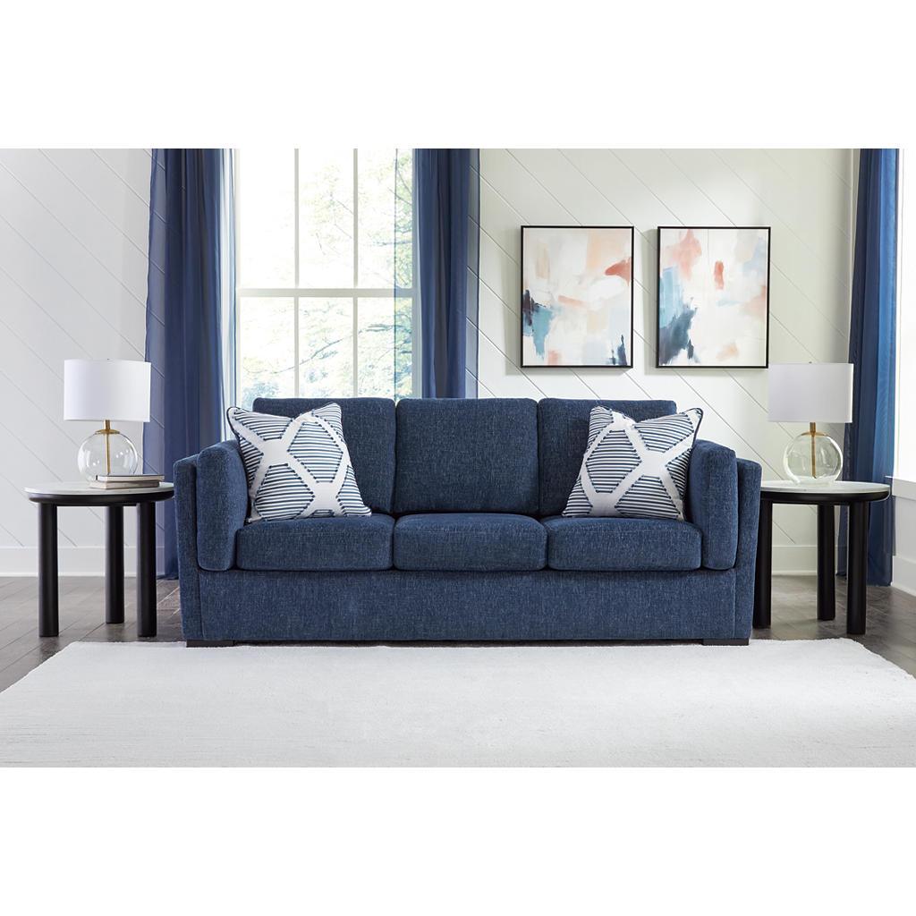 Evansley Sofa, Loveseat, Chair and Ottoman — Navy Benchcraft® Uncategorized