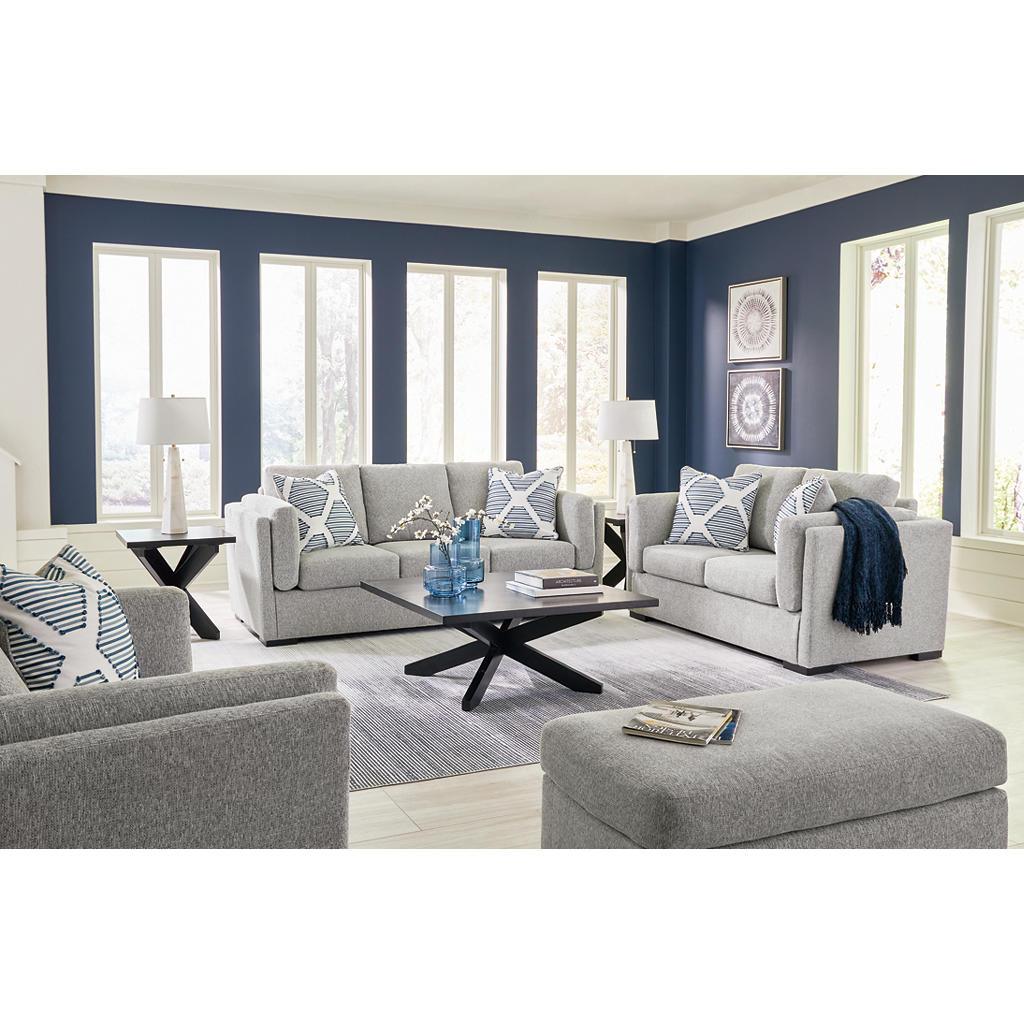 Evansley Sofa, Loveseat, Chair and Ottoman — Pewter Benchcraft® Uncategorized