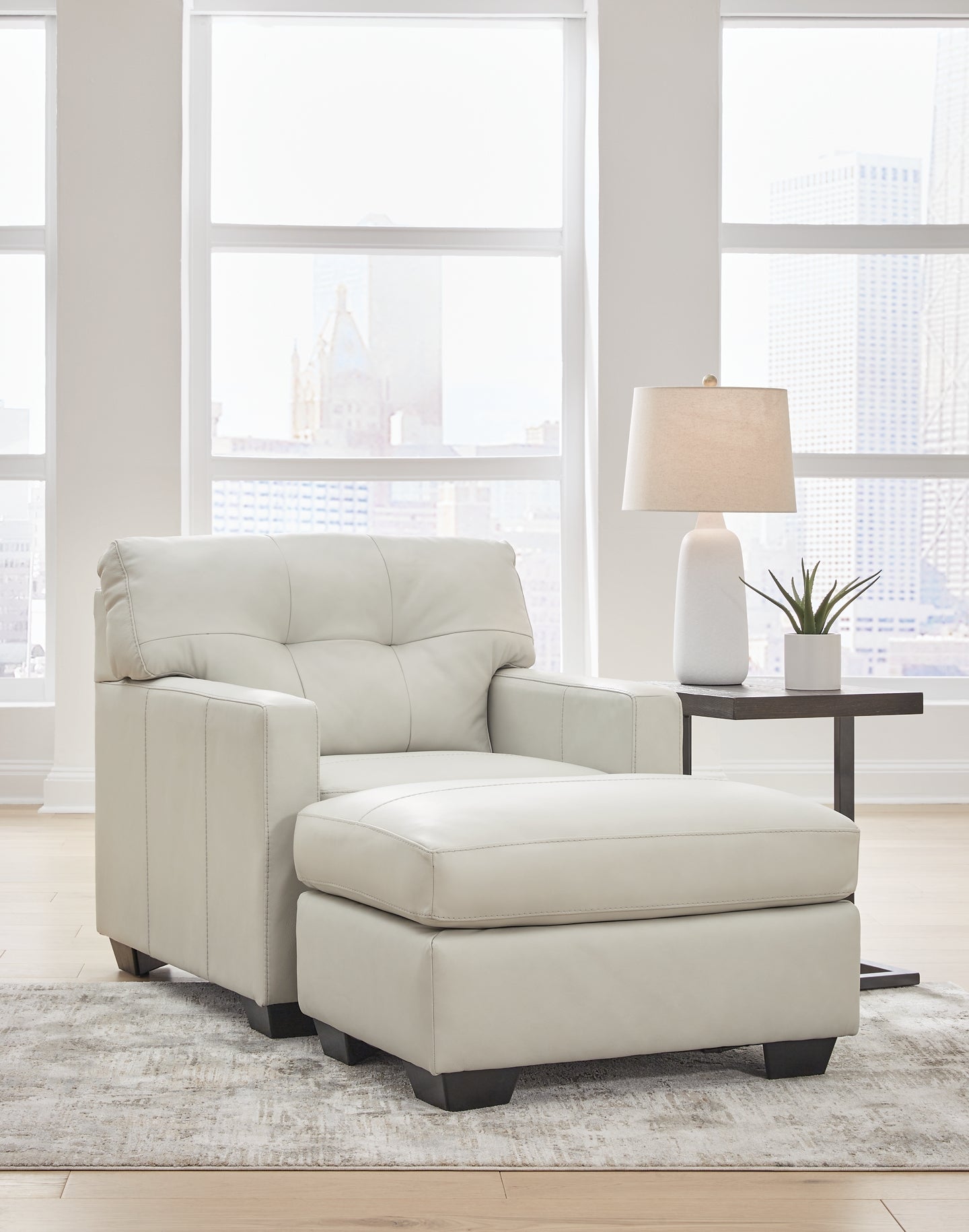 Belziani Sofa, Loveseat, Oversized Chair and Ottoman