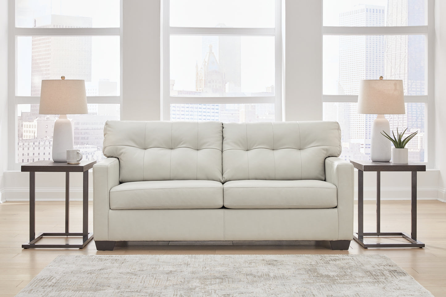 Belziani Sofa, Loveseat, Oversized Chair and Ottoman