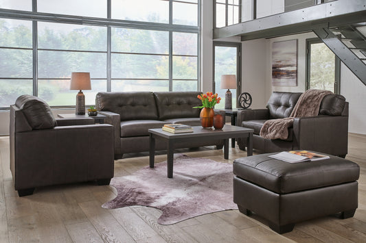 Belziani Sofa, Loveseat, Oversized Chair and Ottoman