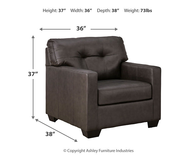 Belziani Sofa, Loveseat, Oversized Chair and Ottoman