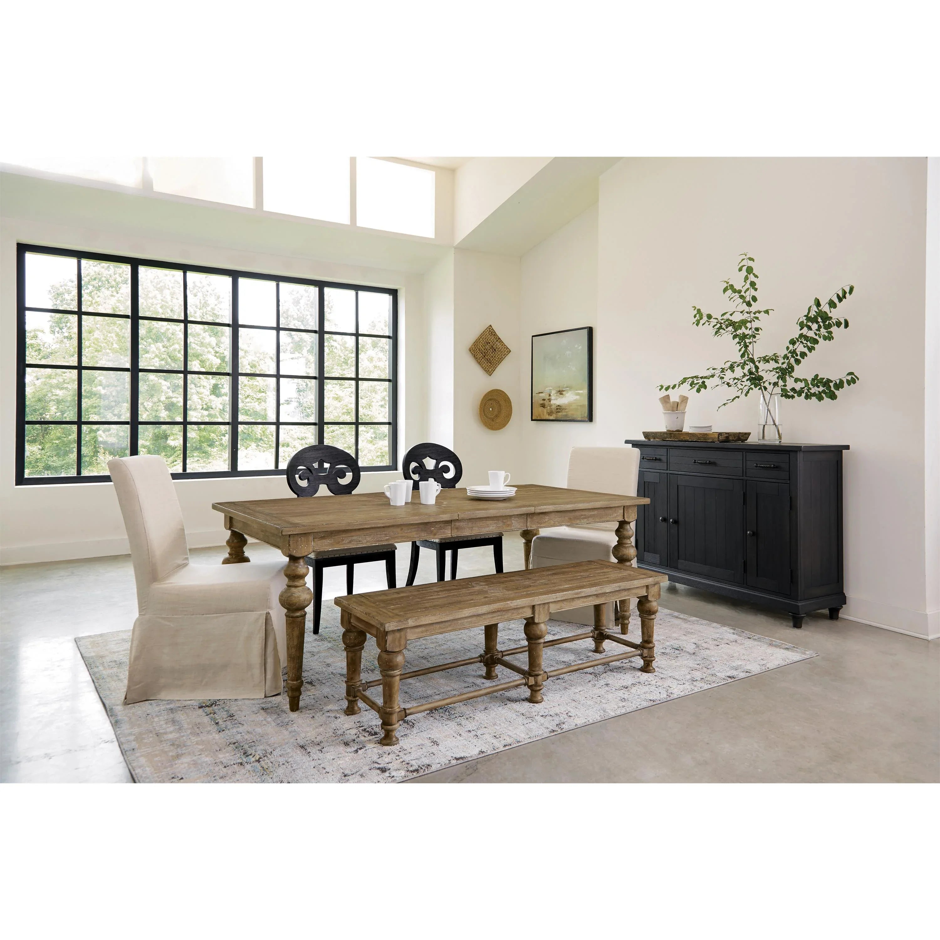 Sonora Dining Bench 1in Riverside Furniture Dining