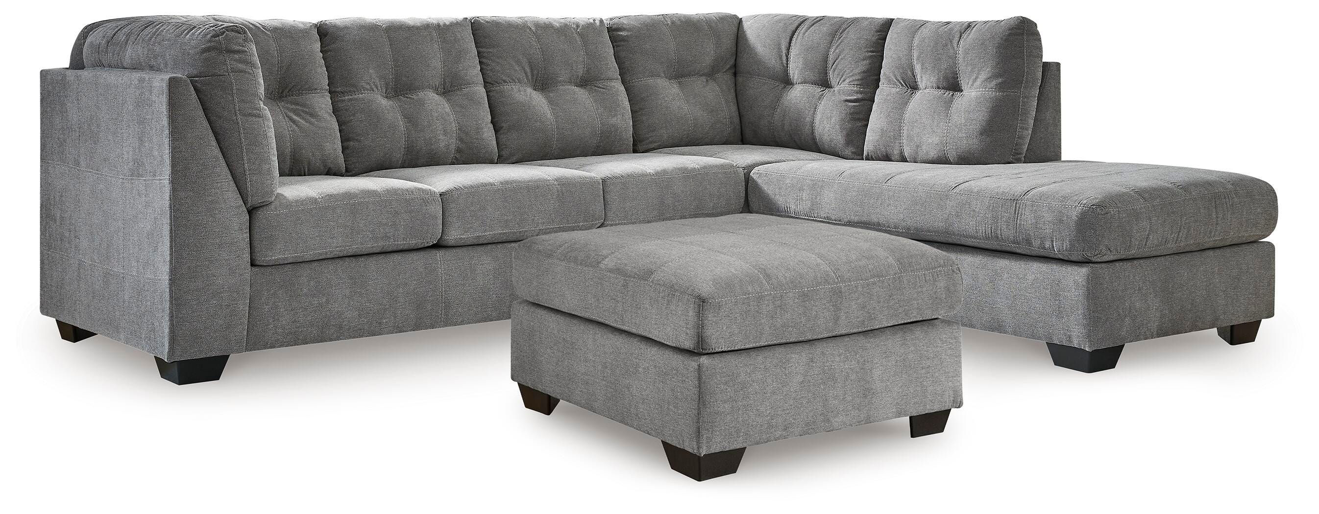 Marleton 2-Piece Sectional and Ottoman — Chaise Right Signature Design by Ashley® Living Room