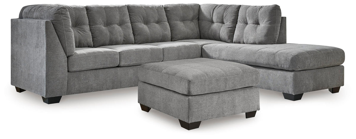Marleton 2-Piece Sectional and Ottoman — Chaise Right Signature Design by Ashley® Living Room
