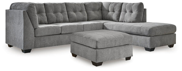 Marleton 2-Piece Sectional and Ottoman — Chaise Right Signature Design by Ashley® Living Room