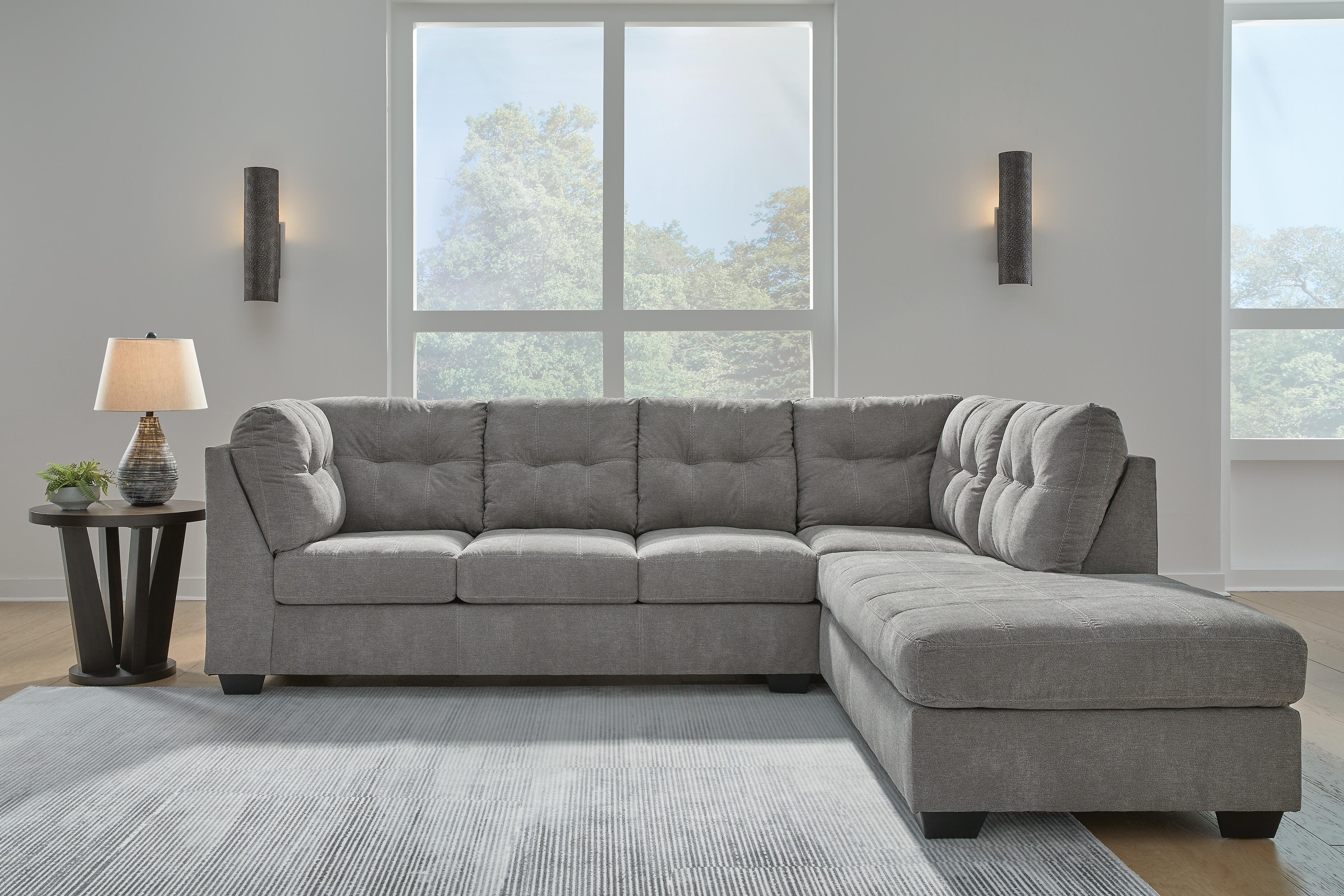Marleton 2-Piece Sectional and Ottoman — Chaise Right Signature Design by Ashley® Living Room