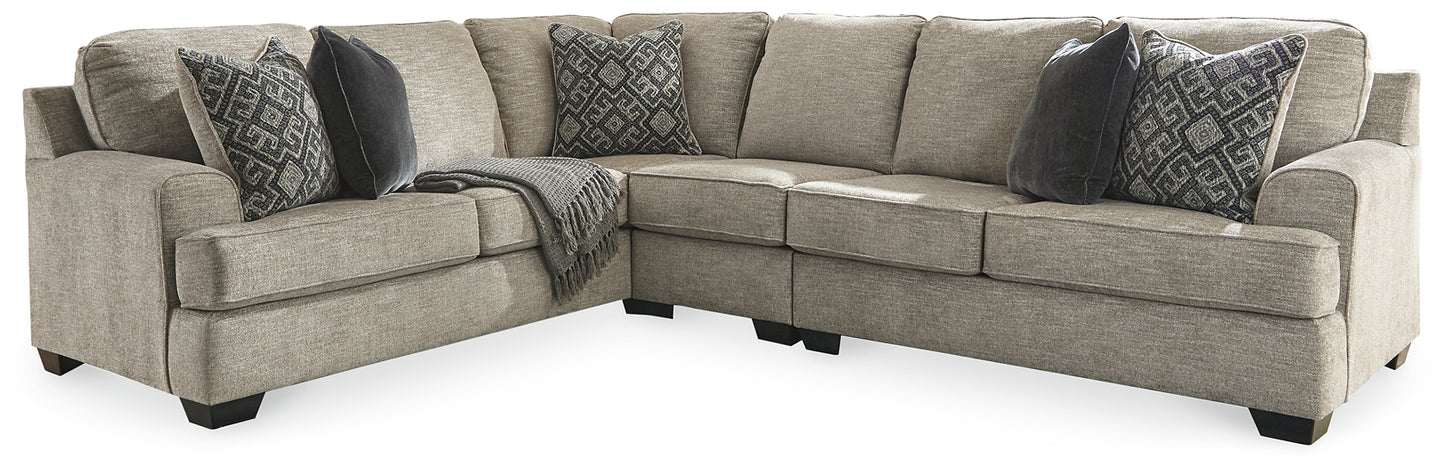 Bovarian 3-Piece Sectional with Ottoman