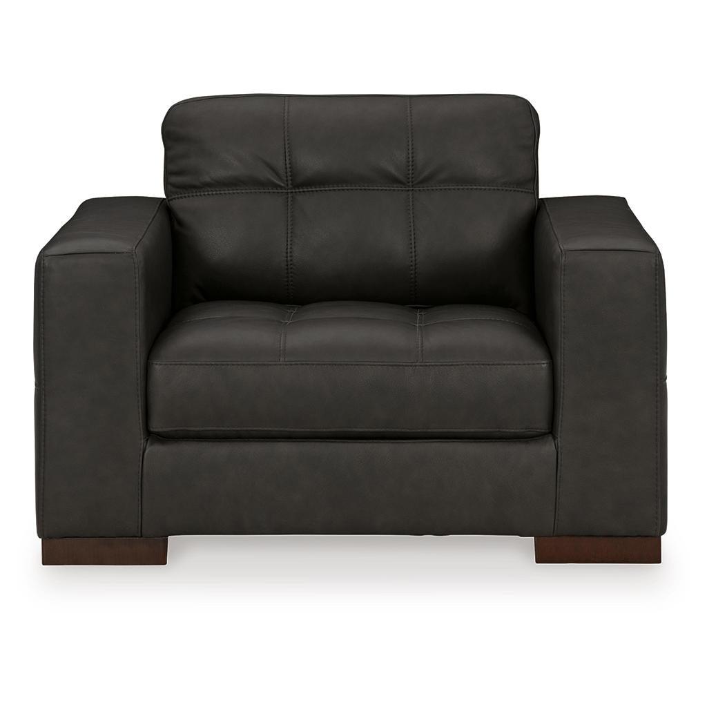 Luigi Sofa, Loveseat, Oversized Chair and Ottoman — Thunder Set Signature Design by Ashley® Uncategorized