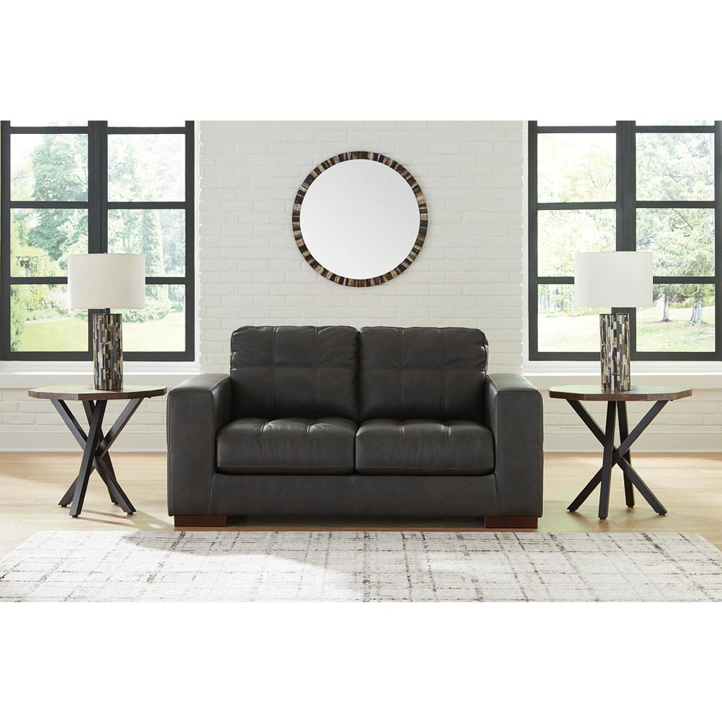 Luigi Sofa, Loveseat, Oversized Chair and Ottoman — Thunder Set Signature Design by Ashley® Uncategorized