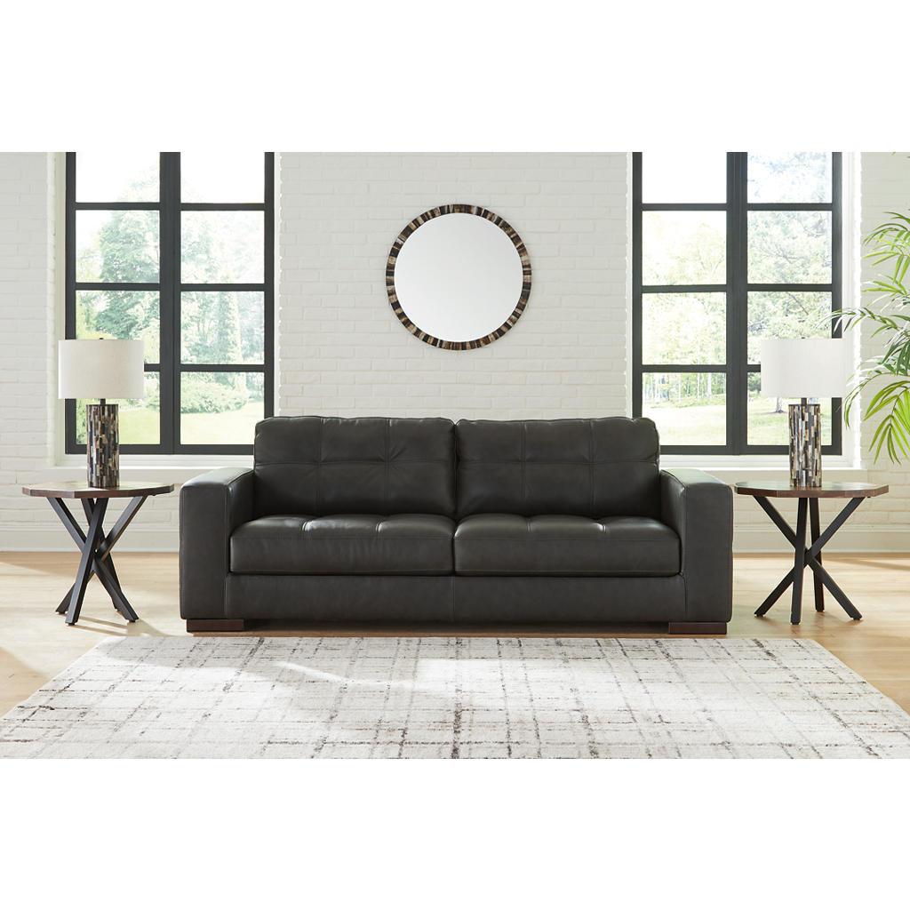 Luigi Sofa, Loveseat, Oversized Chair and Ottoman — Thunder Set Signature Design by Ashley® Uncategorized