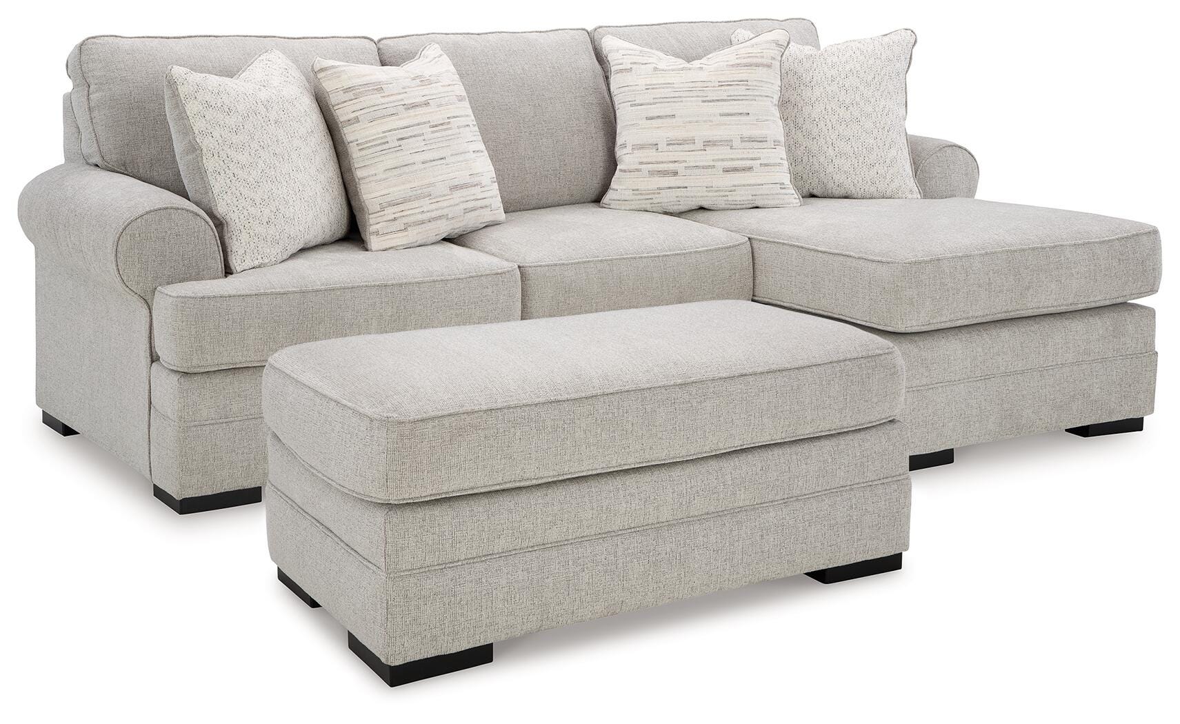 Eastonbridge Sofa Chaise and Ottoman — 2-Piece Lounge Set Benchcraft® Living Room