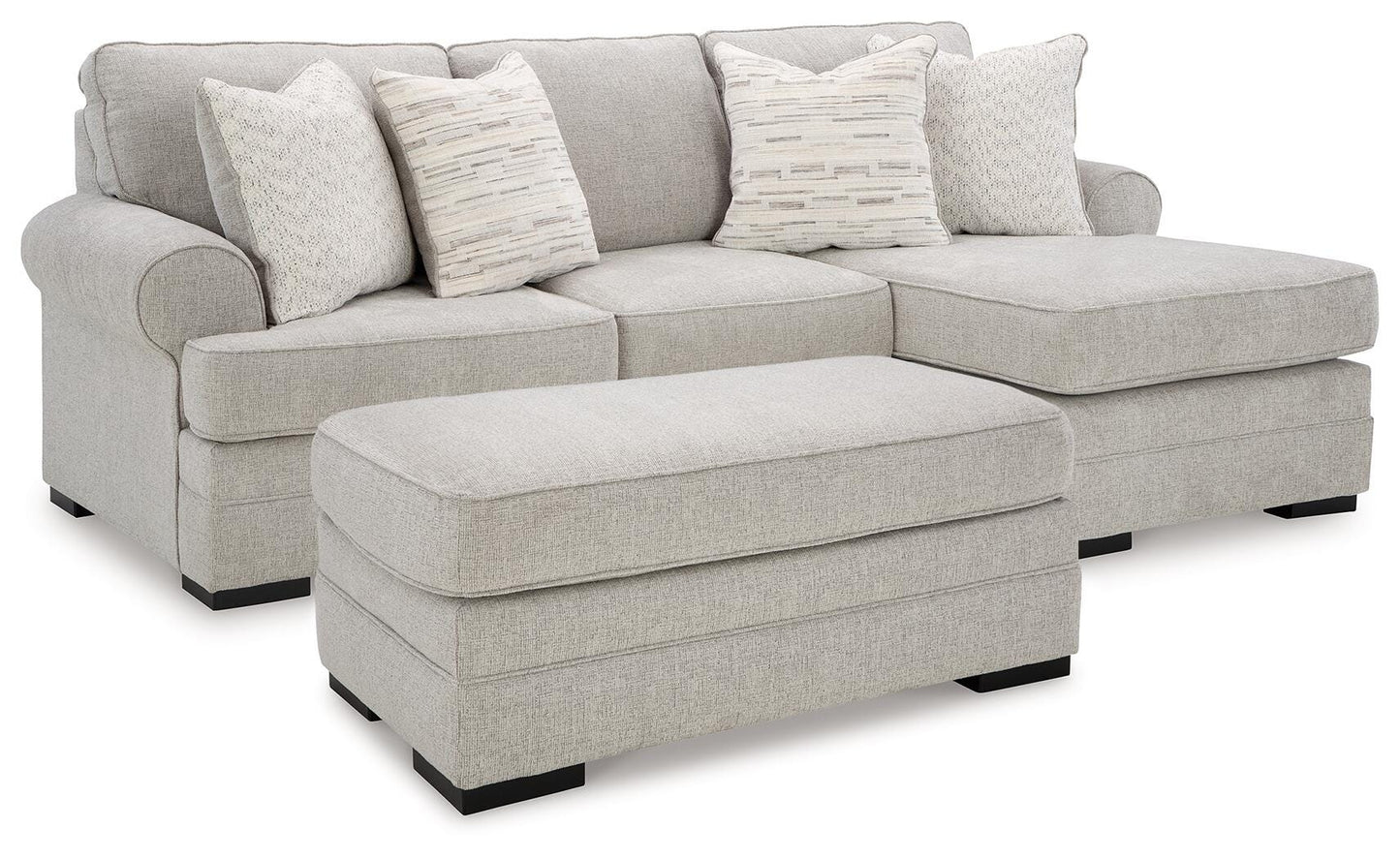 Eastonbridge Sofa Chaise and Ottoman — 2-Piece Lounge Set Benchcraft® Living Room