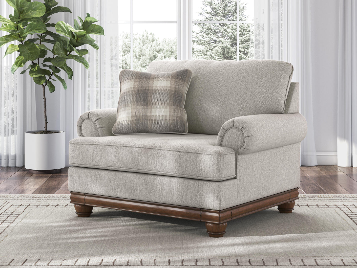 Clearbrooke Oversized Chair and Ottoman