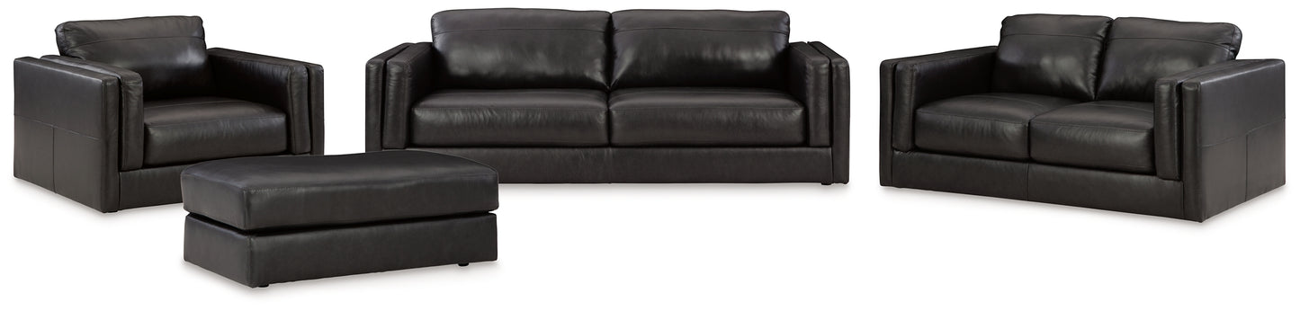 Amiata Sofa, Loveseat, Oversized Chair and Ottoman