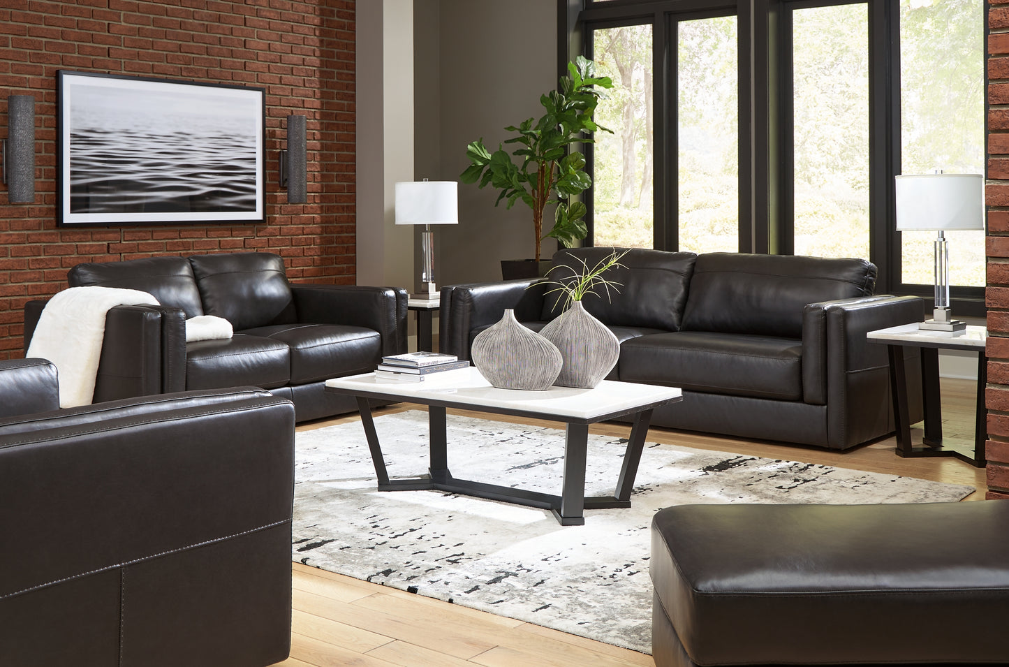 Amiata Sofa, Loveseat, Oversized Chair and Ottoman