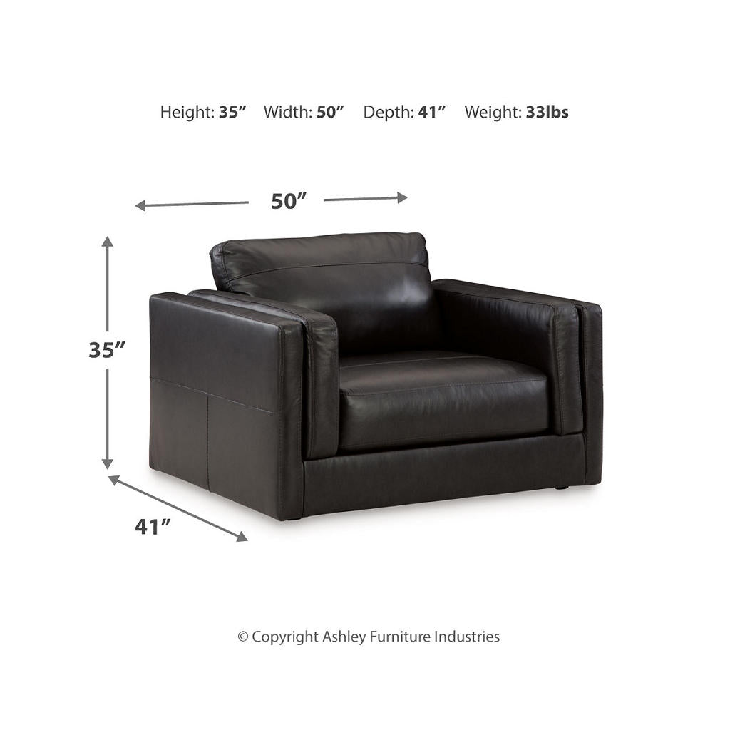 Amiata Oversized Chair and Ottoman Signature Design by Ashley® Uncategorized