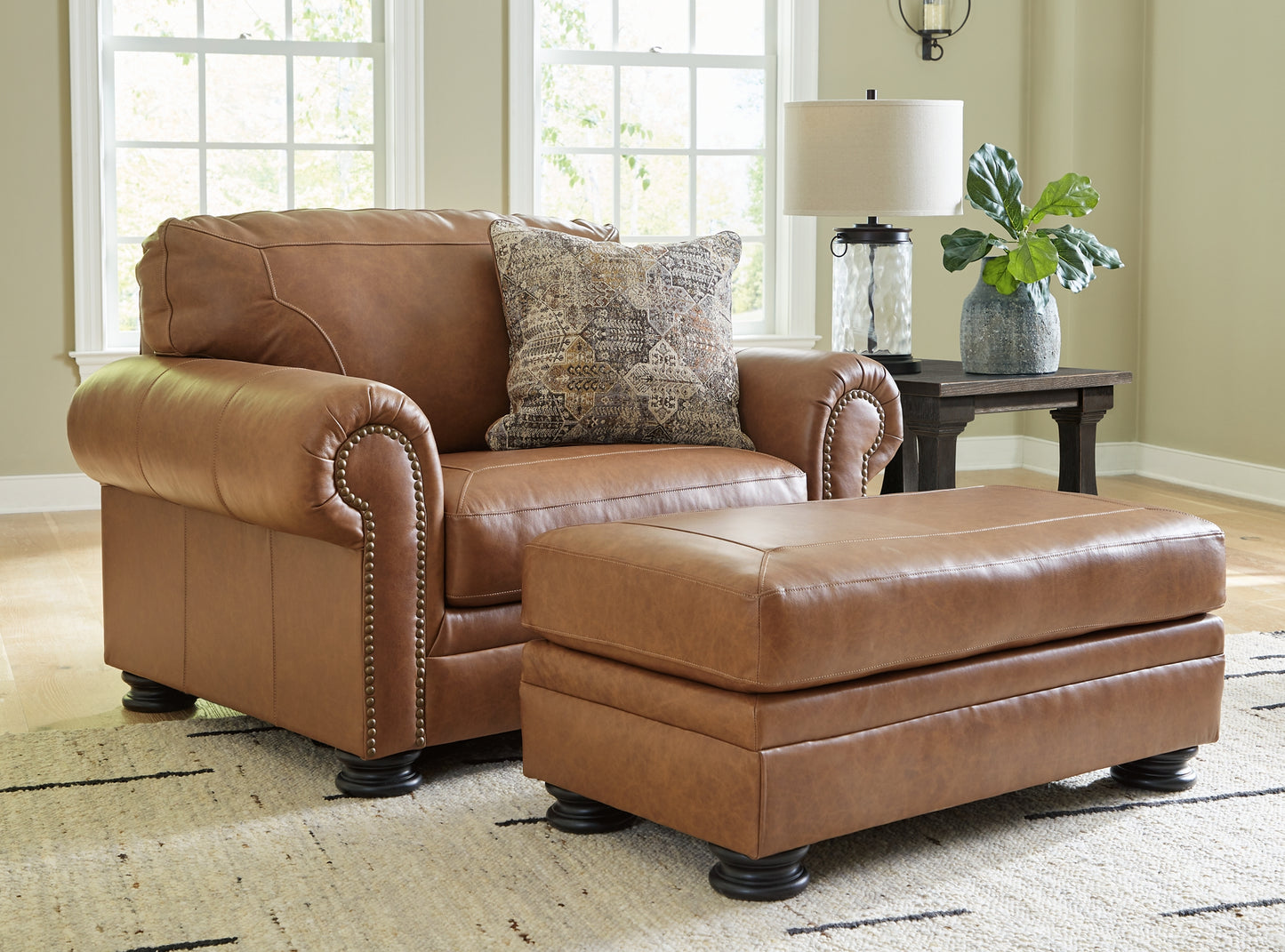 Carianna Sofa, Loveseat, Oversized Chair and Ottoman