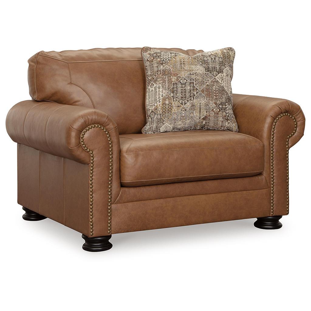 Carianna Oversized Chair and Ottoman Package — Caramel Signature Design by Ashley® Uncategorized