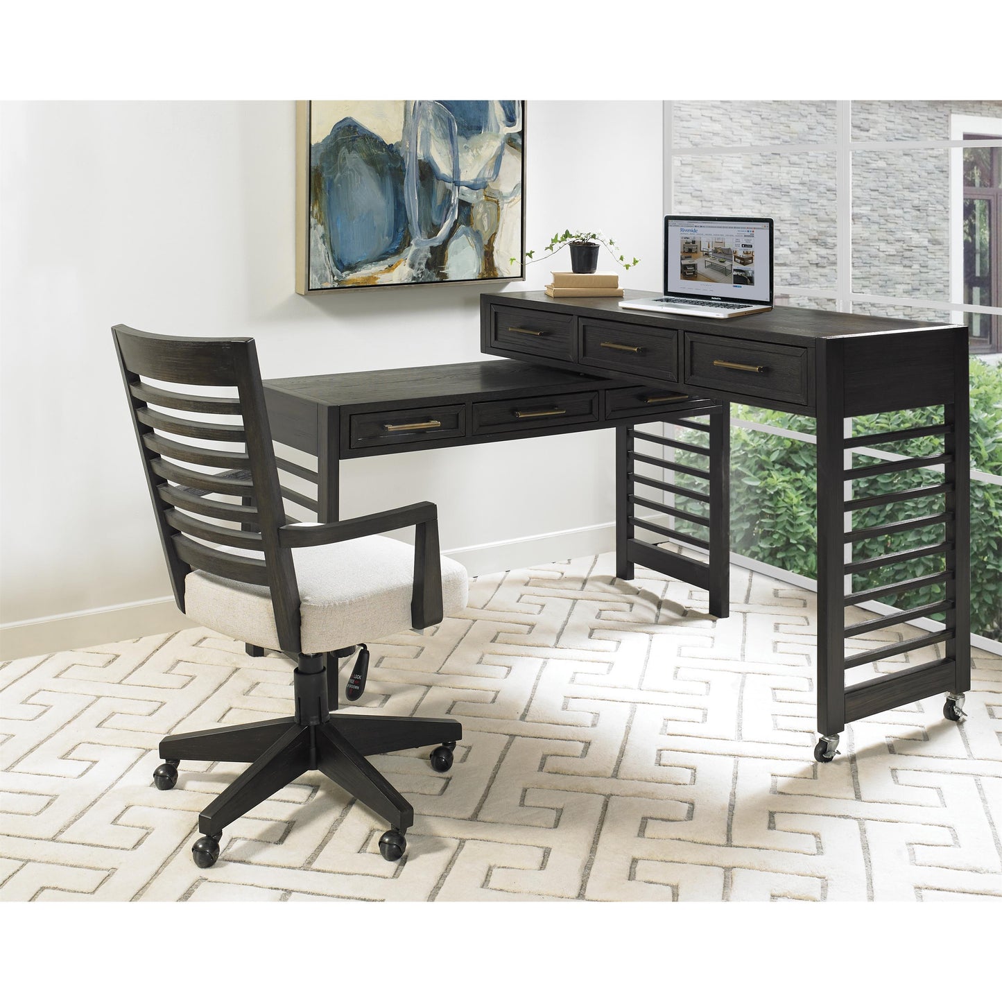 Fresh Perspectives Swivel Desk