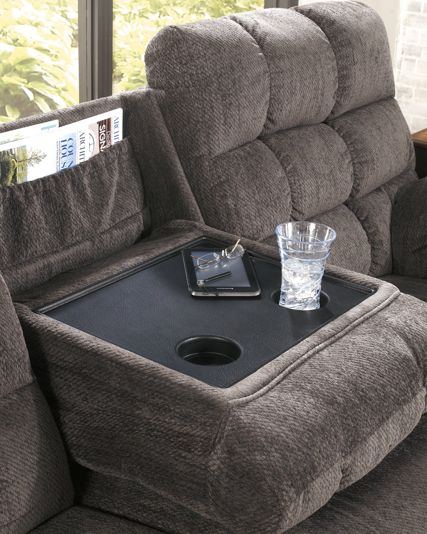 Acieona Reclining Sofa, Loveseat and Recliner