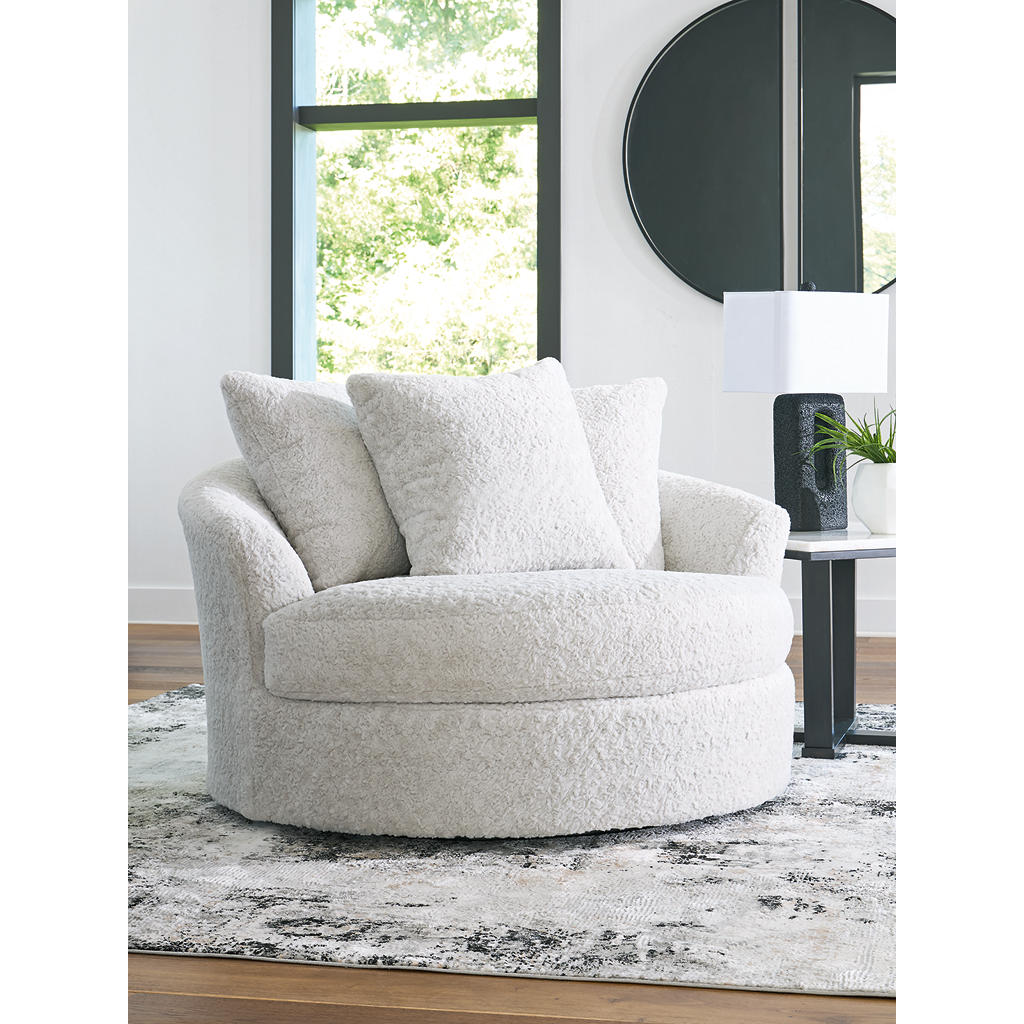 Cuddle Plush Oversized Swivel Accent Chair Signature Design by Ashley® Living Room