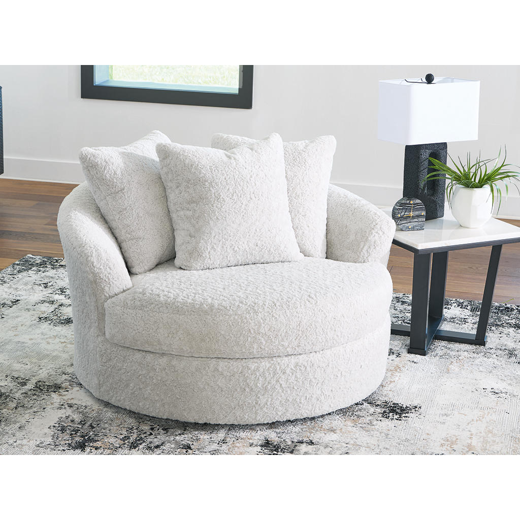 Cuddle Plush Oversized Swivel Accent Chair Signature Design by Ashley® Living Room