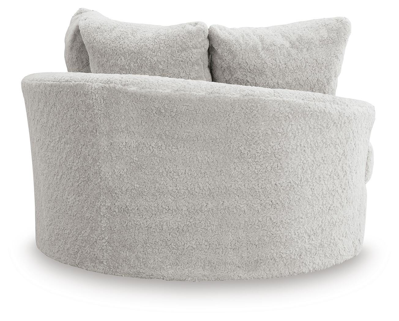 Cuddle Plush 3-Piece Sectional, Swivel Chair and Ottoman Signature Design by Ashley® Living Room