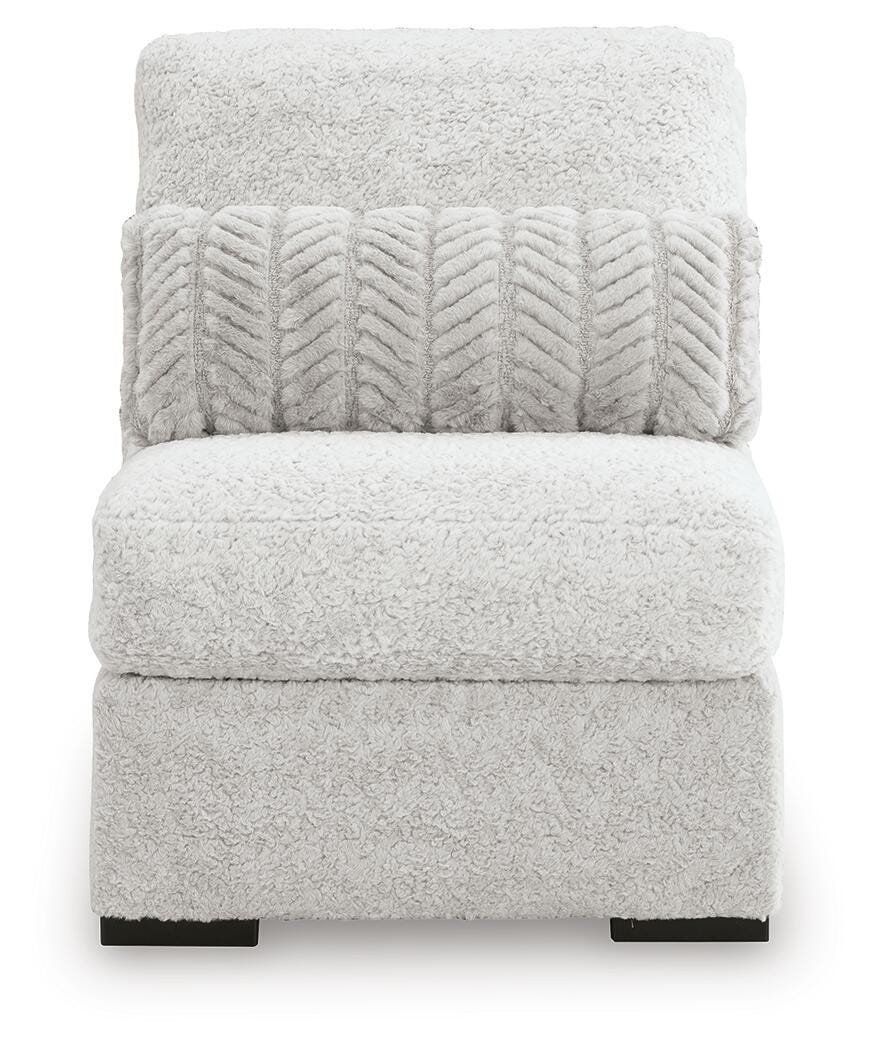 Cuddle Plush 3-Piece Sectional, Swivel Chair and Ottoman Signature Design by Ashley® Living Room