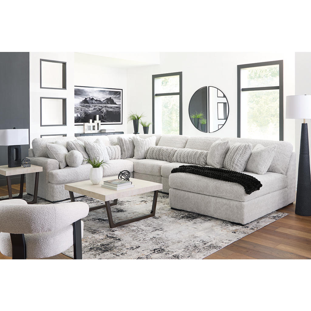 Cuddle Plush 6-Piece Sectional with Chaise Signature Design by Ashley® Living Room