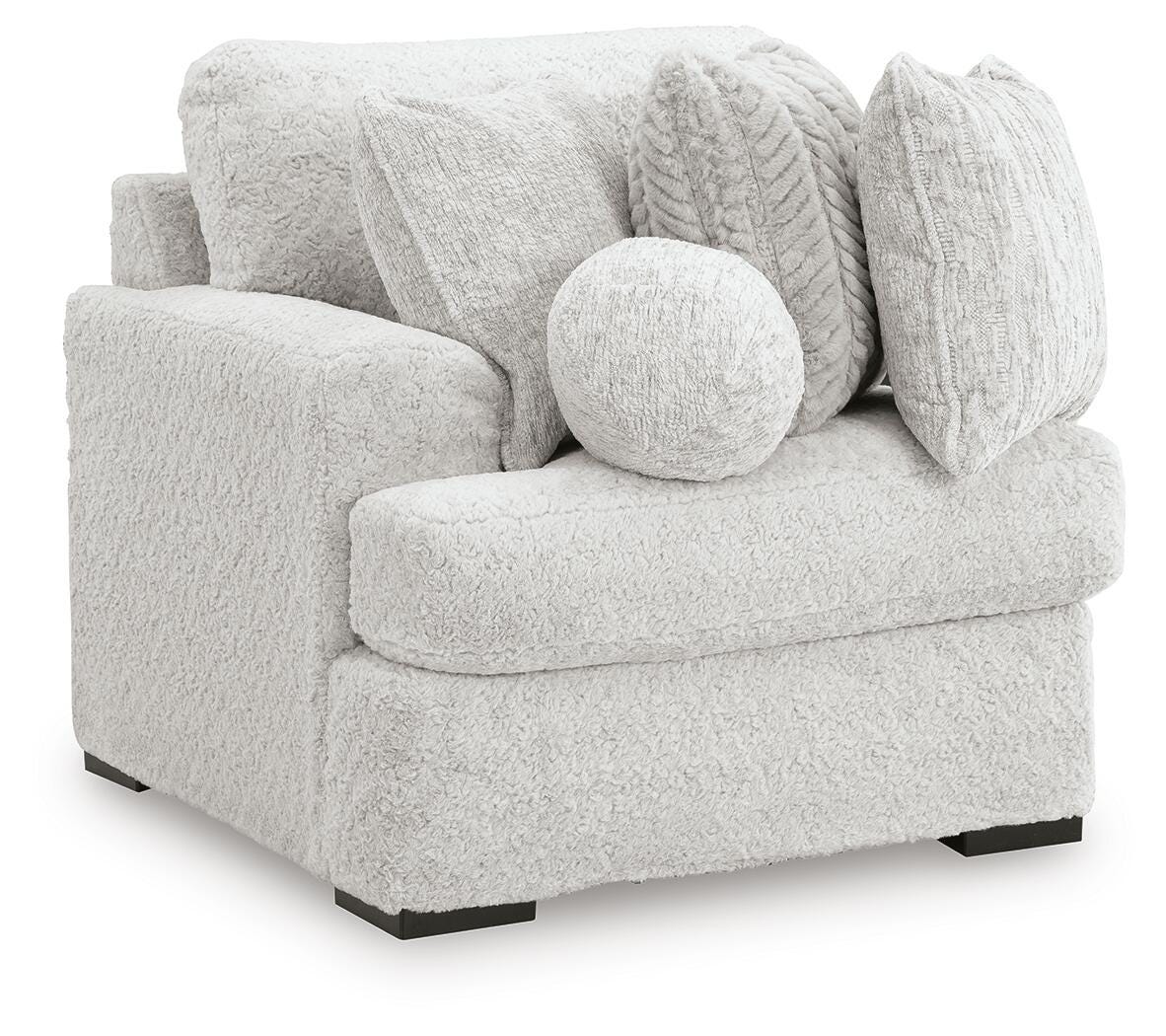 Cuddle Plush 3-Piece Sectional, Swivel Chair and Ottoman Signature Design by Ashley® Living Room