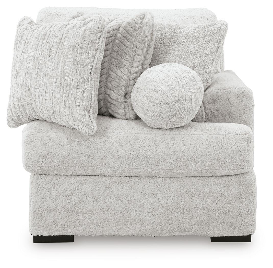 Cuddle Plush 3-Piece Sectional, Swivel Chair and Ottoman Signature Design by Ashley® Living Room