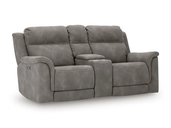 Next-Gen DuraPella Power Reclining Loveseat with Console Signature Design by Ashley® Living Room