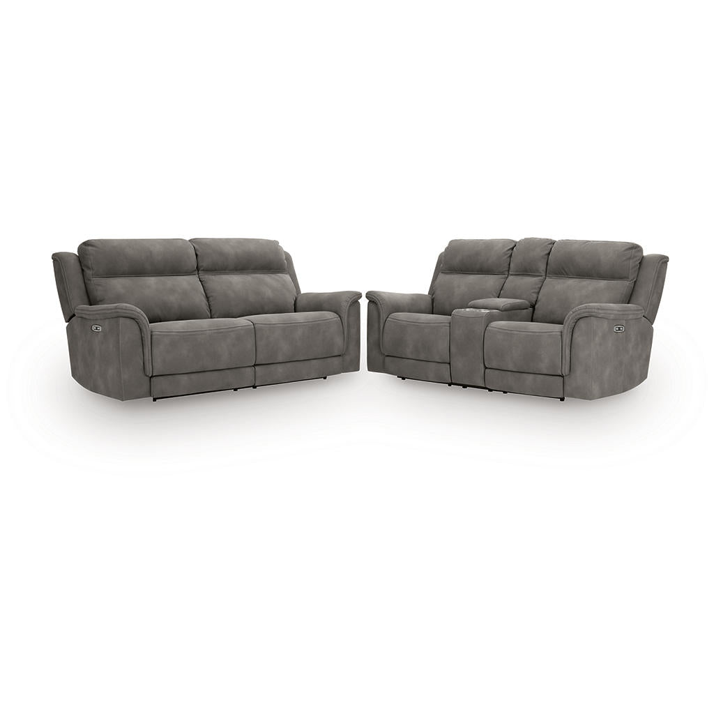 Next-Gen Durapella Power Reclining Sofa and Loveseat — Slate Set U1 Signature Design by Ashley® Uncategorized