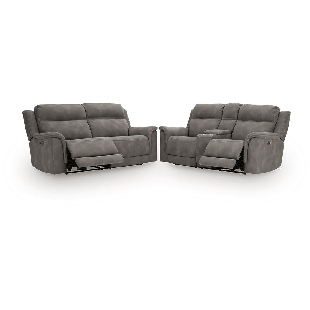 Next-Gen Durapella Power Reclining Sofa and Loveseat — Slate Set U1 Signature Design by Ashley® Uncategorized