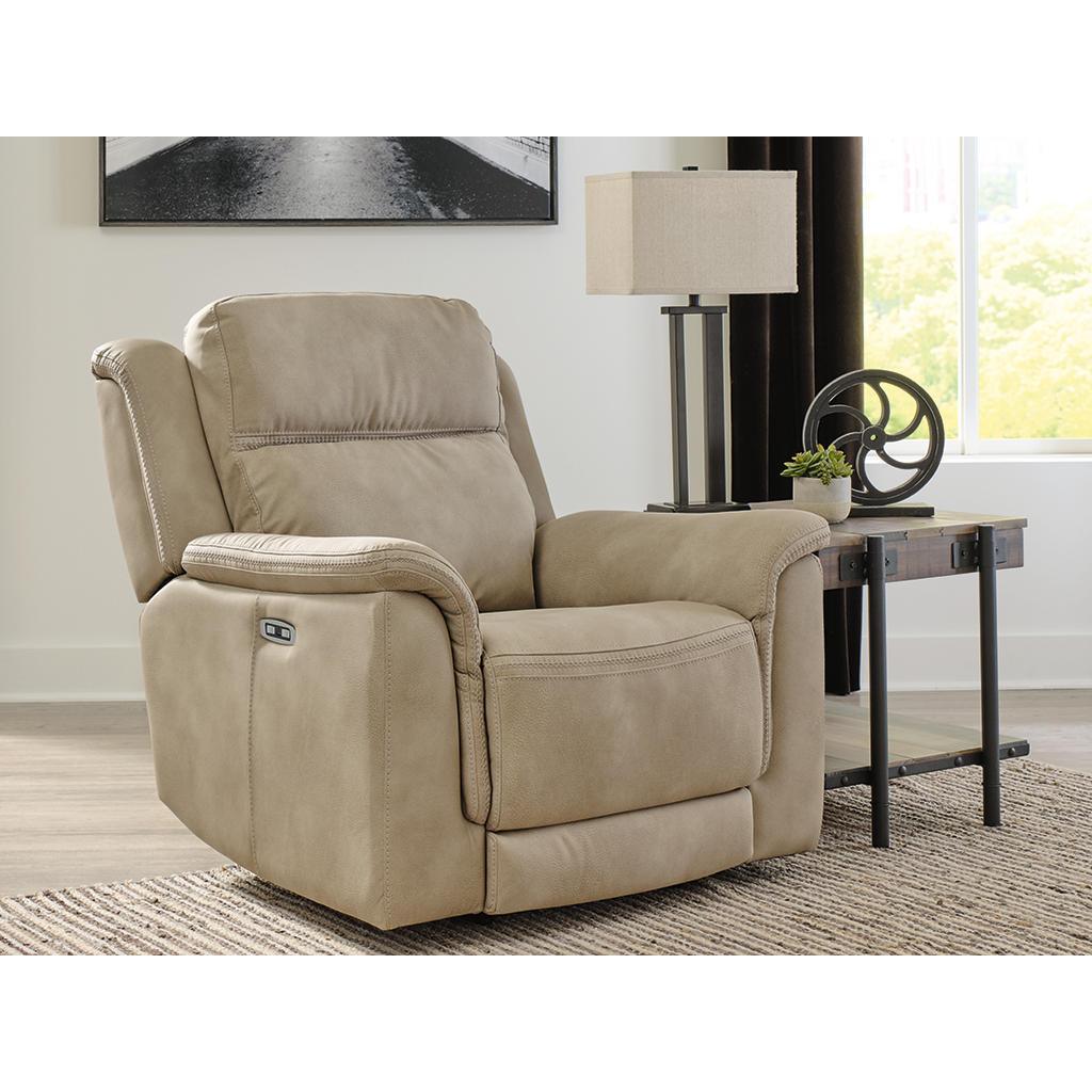 Next-Gen Durapella Power Recliner — Sand 41 Inch Signature Design by Ashley® Furniture